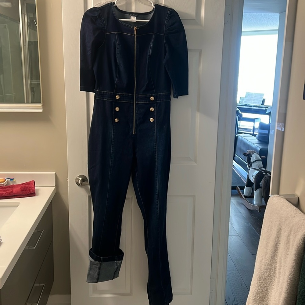 NWOT Jean jumpsuit